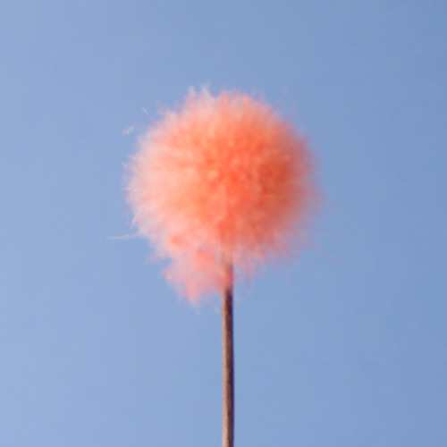 カラー梵天（オレンジ）